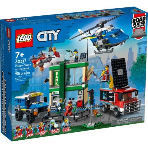 La course-poursuite de la police à la banque - Lego LEGO City