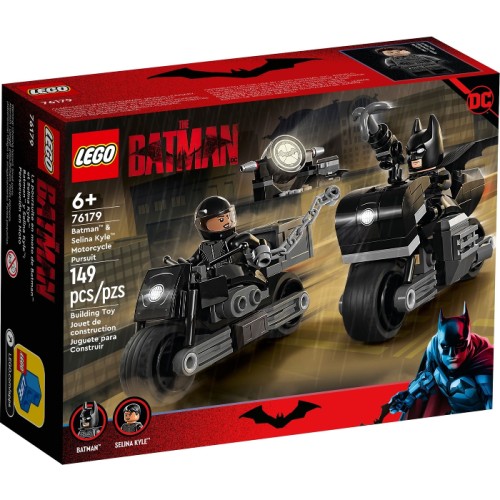 La course-poursuite en motos de Batman et Selina Kyle - LEGO Batman