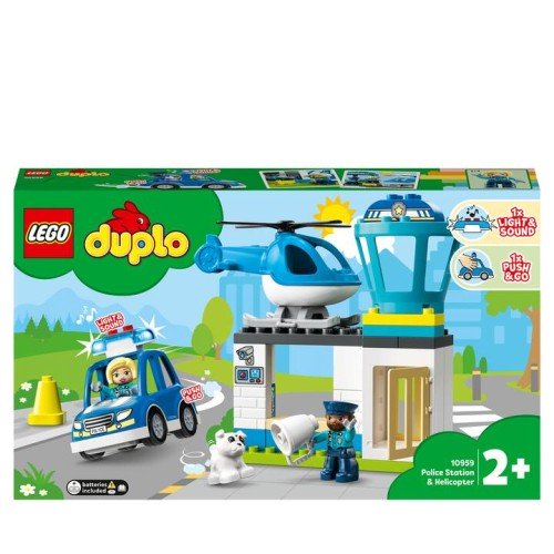 Le commissariat et l’hélicoptère de la police - Lego LEGO Duplo
