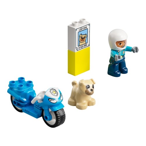 La moto de police - LEGO Duplo