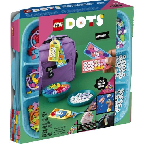 La méga-boîte de porte-clés - Messages - LEGO Dots
