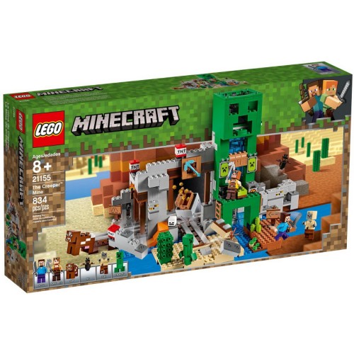 La mine du Creeper - LEGO Minecraft
