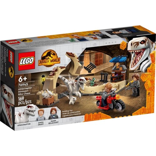 La poursuite en moto de l’Atrociraptor - Lego LEGO Jurassic World