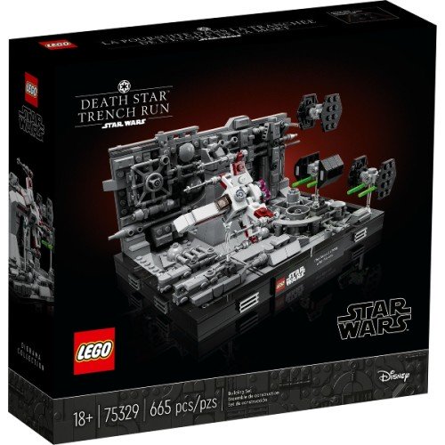 Diorama de la poursuite dans les tranchées de l’Étoile de la Mort - Lego LEGO Star Wars