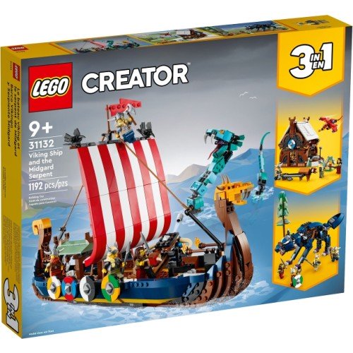Le bateau viking et le serpent de Midgard - Lego LEGO Creator 3-en-1