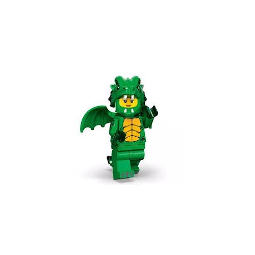 Minifigurines Série 23  no 71034 - Le costume de dragon vert - Lego 