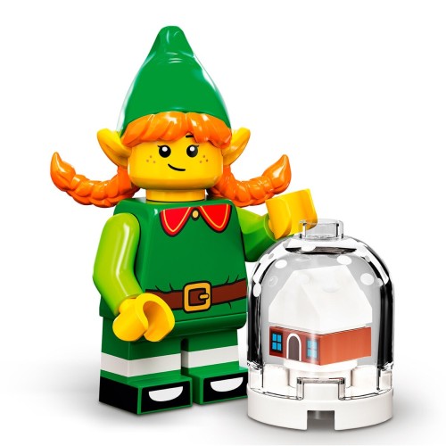 Minifigurines Série 23  no 71034 -  Le lutin des fêtes - Lego 