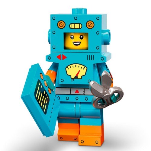 Minifigurines Série 23  no 71034 - Le robot en carton - Lego 