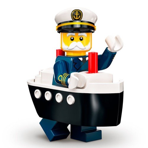 Minifigurines Série 23  no 71034 -  Le capitaine du ferry - Lego 