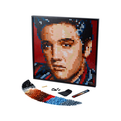Elvis Presley « The King » - LEGO Art