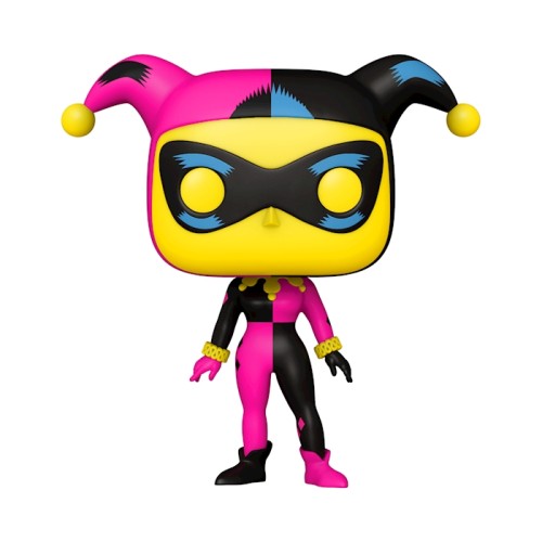 POP Heroes DC Harley Quinn Black Light Glow - 