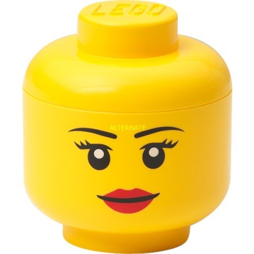 Rangement en forme de tête de fille LEGO® – Mini (clin d'œil) - Lego 