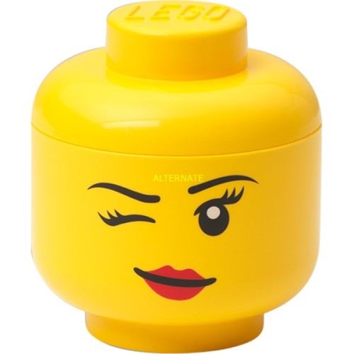 Rangement en forme de tête de fille LEGO – Mini (clin d'œil) - Lego 