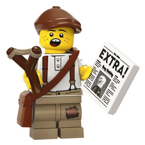 Minifigurines Serie 24 no 71037 -  Le livreur de journaux - Lego 