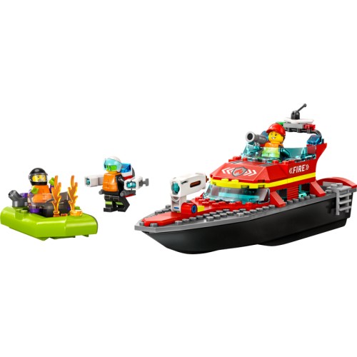 Le bateau de sauvetage des pompiers - LEGO City