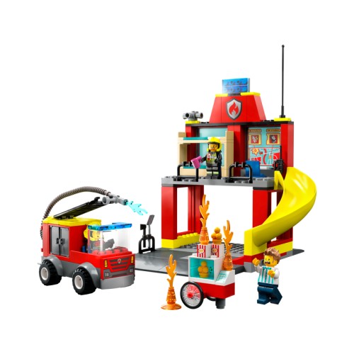 La caserne et le camion des pompiers - LEGO City