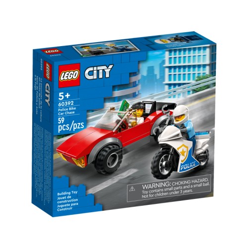 La course-poursuite de la moto de police - Lego LEGO City