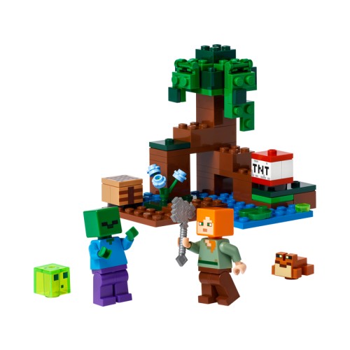 Aventures dans le marais - LEGO Minecraft