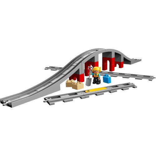 Les rails et le pont du train - LEGO Duplo