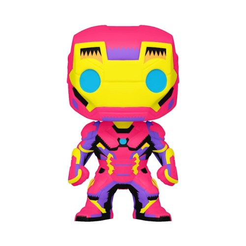 POP Marvel Black Light Iron Man Spec. Edition/ à tête oscillante - 
