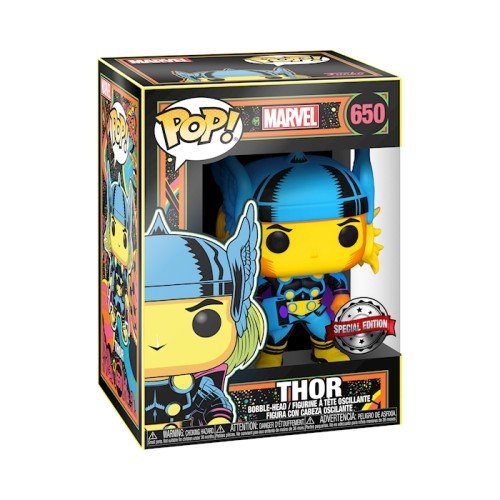 POP Marvel Black Light- Thor Spec. Edition/ à tête oscillante - 