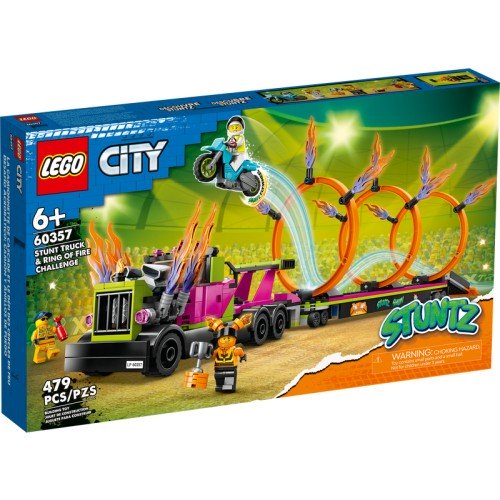 Le défi de cascade : les cercles de feu - Lego LEGO City
