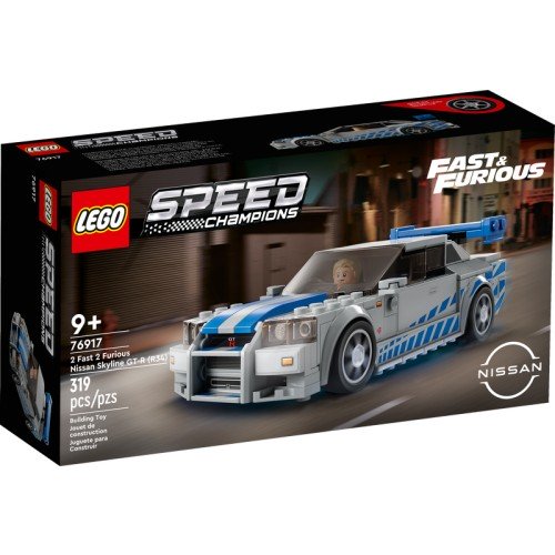 Nissan Skyline GT-R (R34) 2 Fast 2 Furious - Lego LEGO Speed Champions
