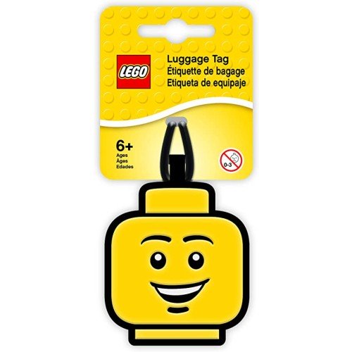 Etiquette de bagage tête LEGO - Lego 