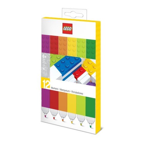 Lot de 12 marqueurs - Lego 