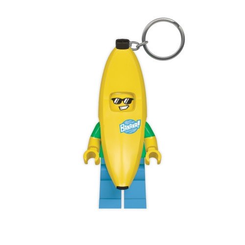 Porte-clés lumineux Homme- banane - Lego 