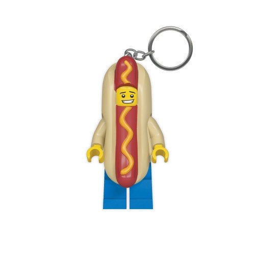 Porte-clés lumineux Homme Hot-dog - Lego 