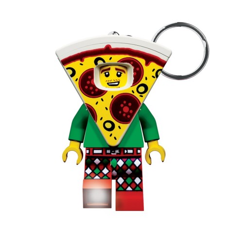Porte-clés lumineux Homme-pizza - Lego 