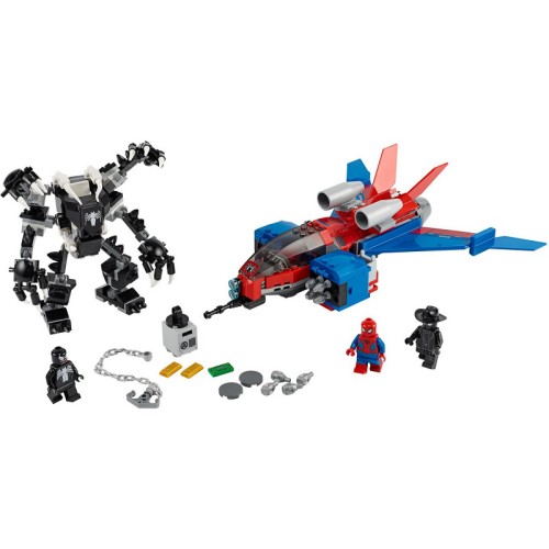 Le Spider-jet contre le robot de Venom - LEGO Spider-Man, Marvel