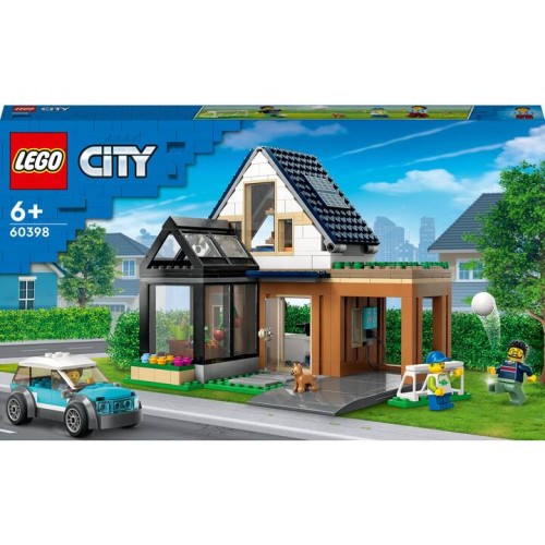 La maison familiale et la voiture électrique - LEGO City