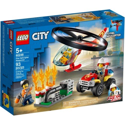 L'intervention de l'hélicoptère des pompiers - LEGO City