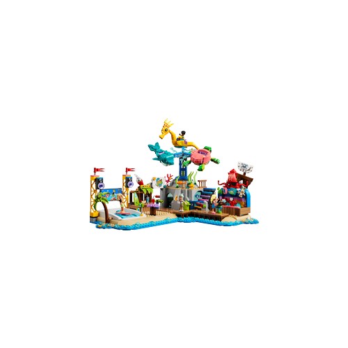 LEGO® Friends 41737 Le Parc d'Attractions à la Plage, Jouet de