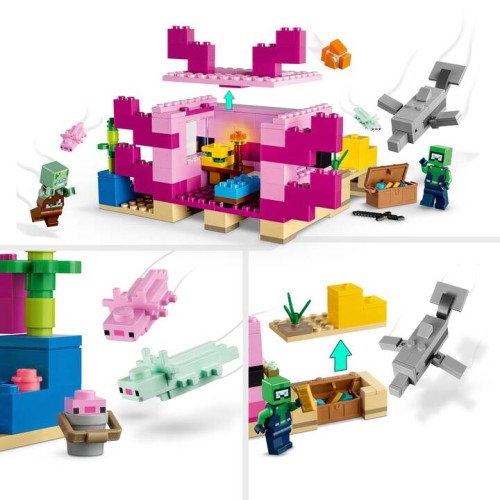 La maison Axolotl - LEGO Minecraft
