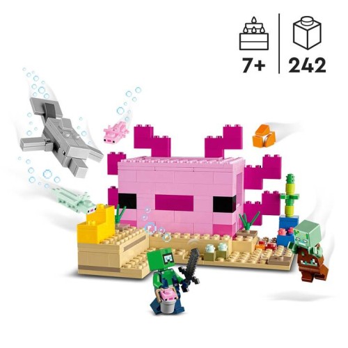 La maison Axolotl - LEGO Minecraft