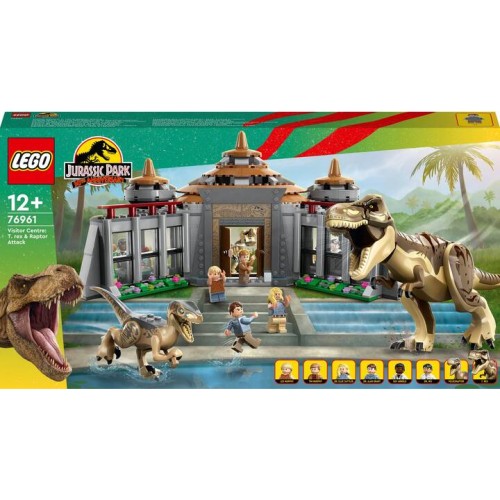 L'attaque du T. rex et du vélociraptor - Lego LEGO Jurassic World
