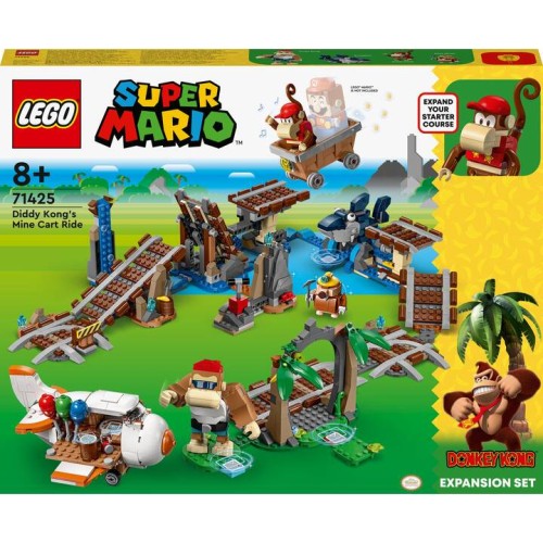Ensemble d'extension Course de chariot de mine de Diddy Kong - LEGO Super Mario