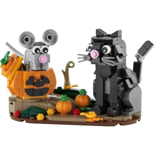 La souris et le chat d’Halloween - LEGO Icons