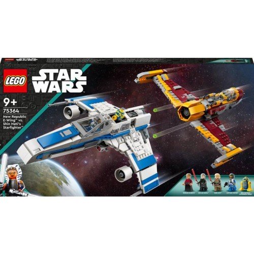 L’E-wing de la Nouvelle République contre le chasseur de Shin Hati - LEGO Star Wars