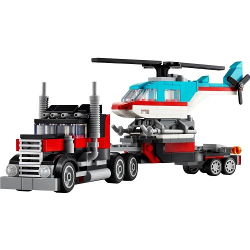 Le camion remorque avec hélicoptère - LEGO Creator 3-en-1