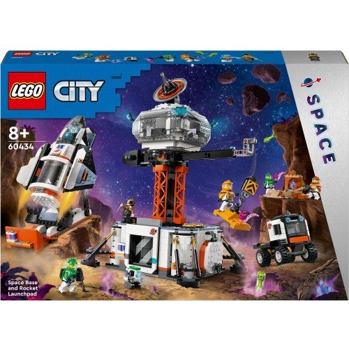 La station spatiale et la base de lancement de fusées - Lego LEGO City