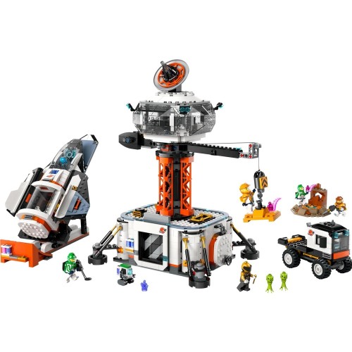 La station spatiale et la base de lancement de fusées - LEGO City