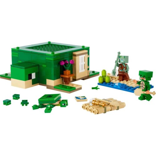 La maison de la plage de la tortue - LEGO Minecraft