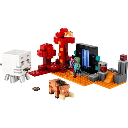 L'embuscade au portail du Nether - LEGO Minecraft