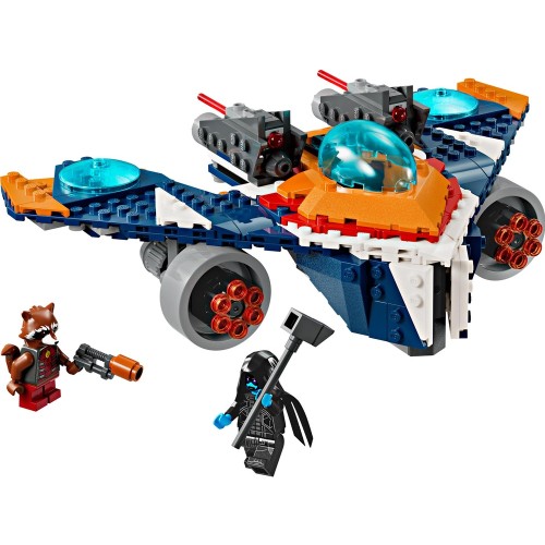 Le vaisseau spatial de Rocket contre Ronan - LEGO Marvel