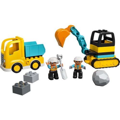 Le camion et la pelleteuse - LEGO Duplo