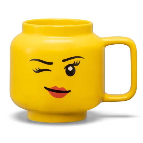 Grande tasse en céramique Fille au clin d’œil - Lego 